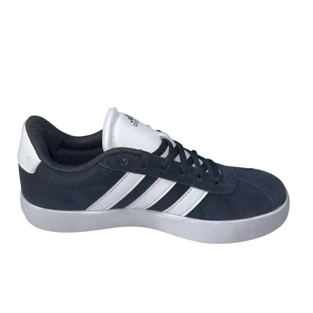 ADIDAS Black Unisex Sportswear 859 VL Court 3.0 Shoes Kids SZ/3